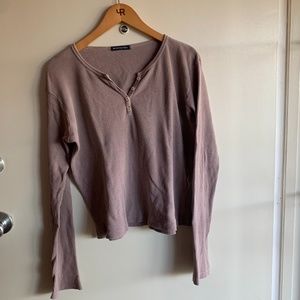 Brandy Melville Brown/Taupe Thermal